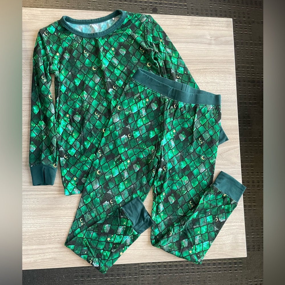 Blake + Rae dragon scales kid pajamas 4T